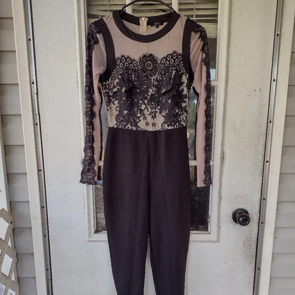 Iris Basic Pants Jumpsuits Iris Long Sleeve Pants Jumpsuit Size Small Poshmark